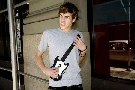 Photo of the Busted Tees Air Guitar Hero t-shirt