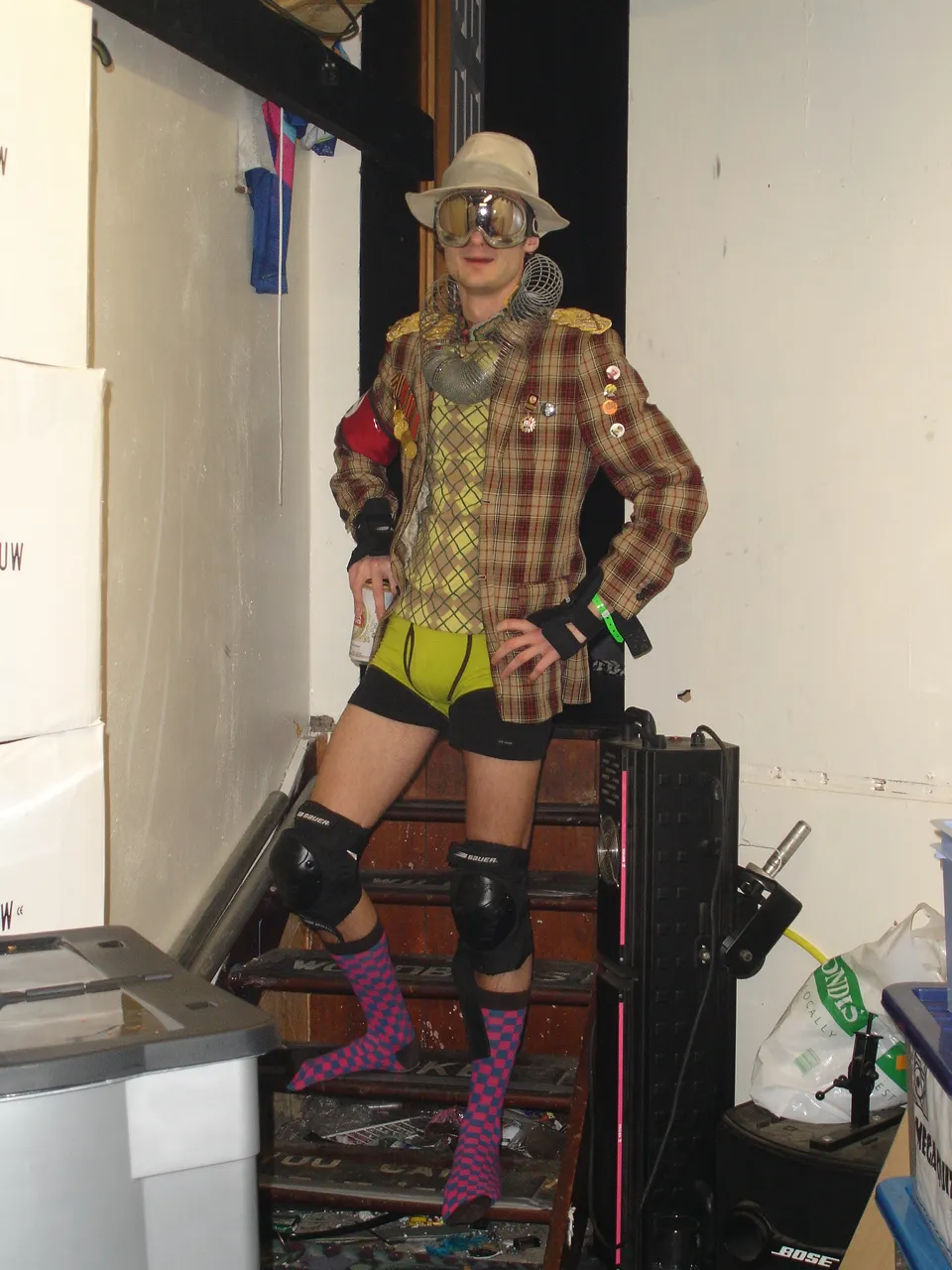 Cursor Miner aka Rob Tubb in an exciting outfit