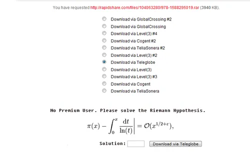 Rapidshare (via headlessness)