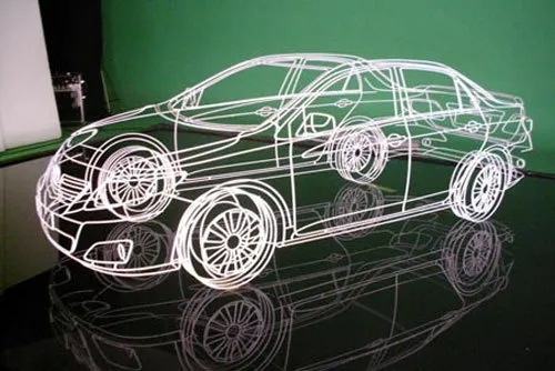 Wireframe Toyota Corolla