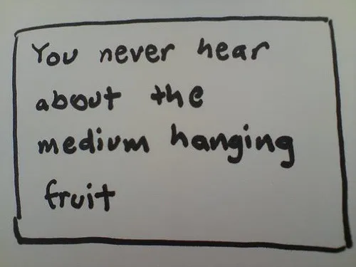 Medium-hanging fruit