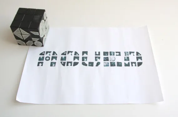 Creative Review – Rubik’s Cube Type Stamp