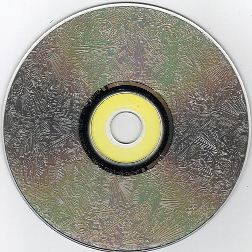 when viewed in sunlight, each line is like a rainbow. scratched on CD with a sharp nail. (Berkeley,…