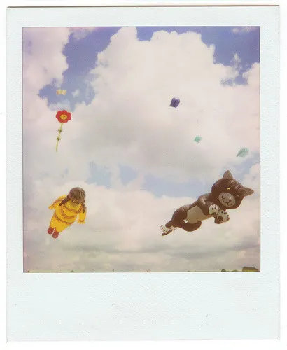 Kites above Blackheath during the kite festival