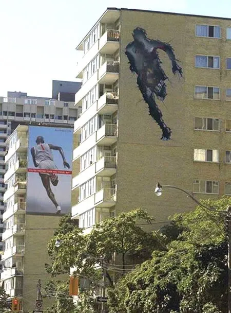 Nike’s Run Through Wall