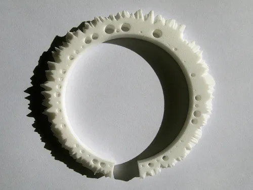 (the teeming void): Weather Bracelet – 3D Printed Data-Jewelry