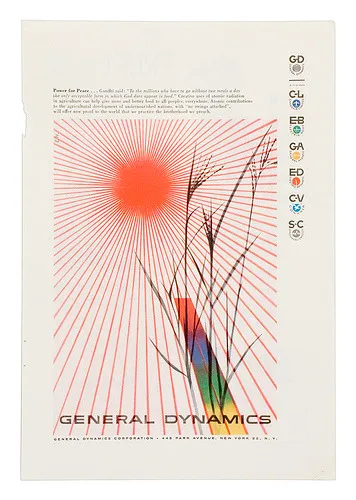 General Dynamics Power for Peace Advertisement, from General Dynamics Ads