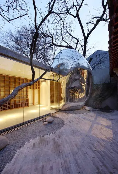 Hutong Bubble 32 by MAD, “bubble-shaped additions to traditional hutongs in the city”