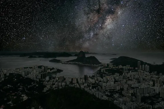 What Major World Cities Look Like at Night, Minus the Light Pollution